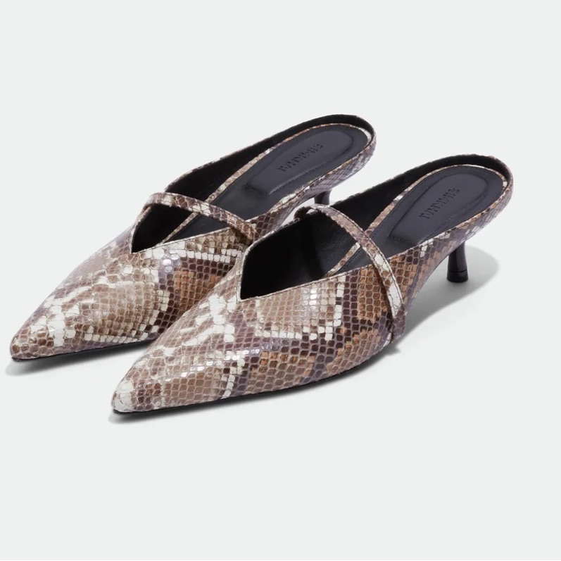 Stylish Women's Snakeskin Heels